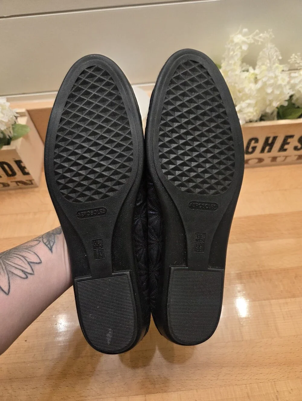 Aerosoles Betunia Slip-On Loafers Dark Blue Iridescent Geometric Women's Sz 10.5